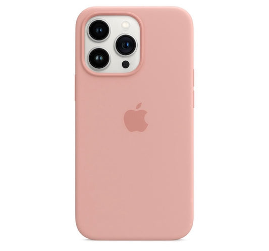 Custodia in silicone per iPhone - Rosa sabbia